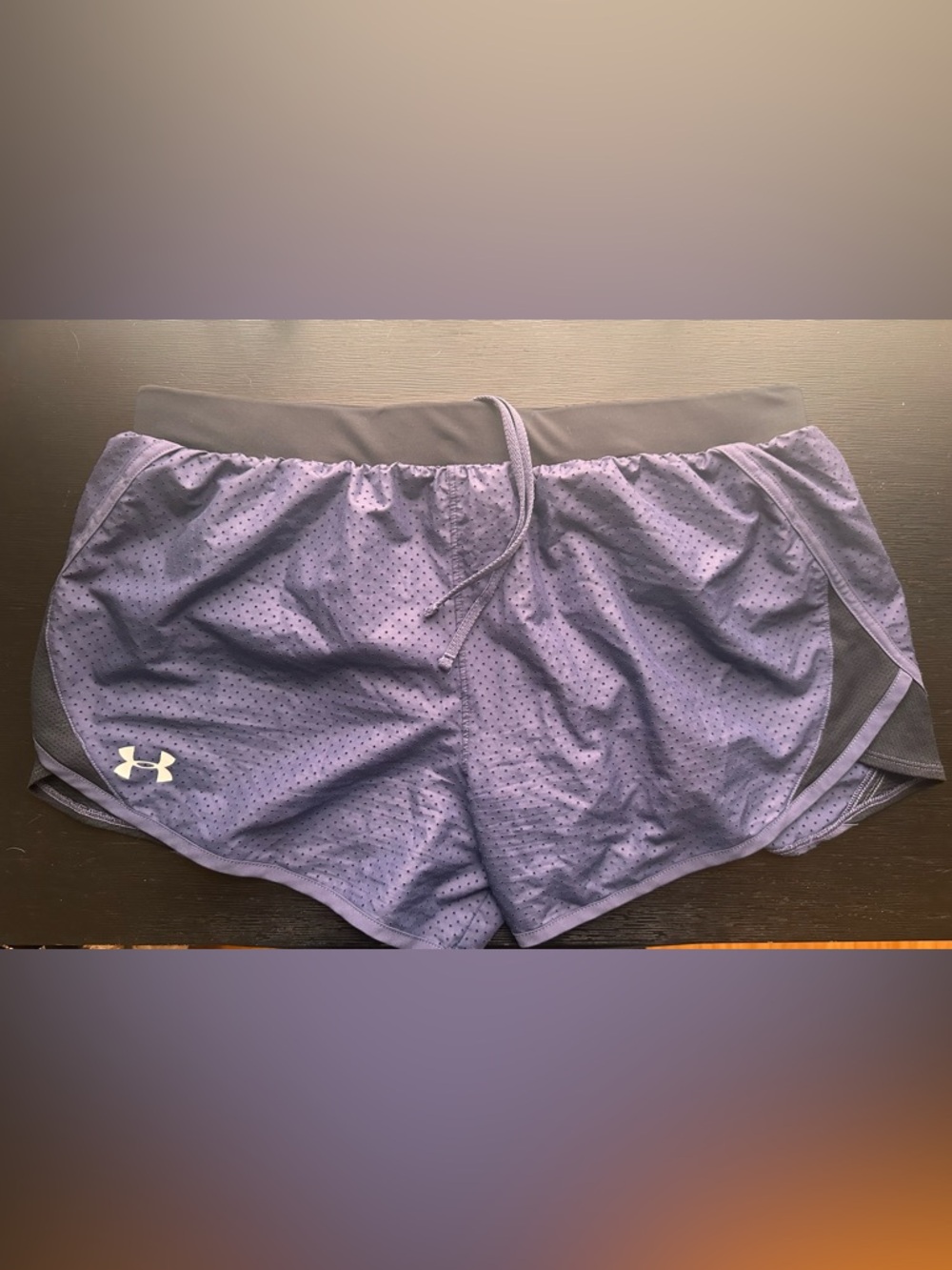 Under Armour Lavender Women's Perforated Athletic Shorts
